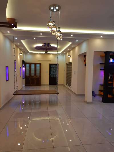 Ceiling, Flooring, Lighting Designs by Contractor Anish kumar pv, Kottayam | Kolo