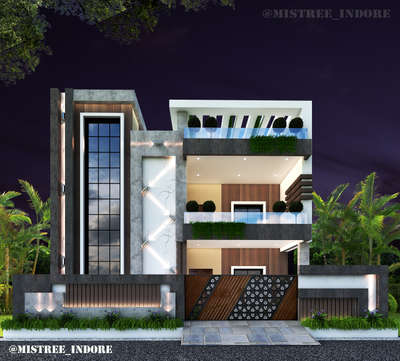 Exterior, Lighting Designs by Architect Mistree indore , Indore | Kolo