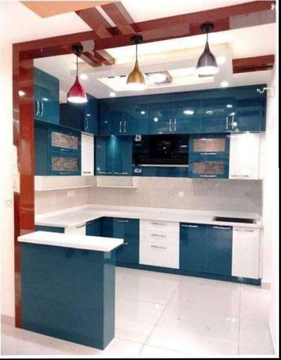 Kitchen, Lighting, Storage Designs by Interior Designer Akhilesh Gupta, Bhopal | Kolo