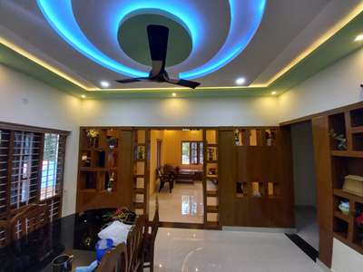 Dining, Lighting, Table, Furniture, Storage Designs by Contractor sarath anu, Alappuzha | Kolo