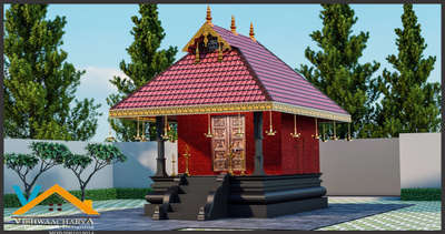 Prayer Room Designs by 3D & CAD Rahul  M M, Pathanamthitta | Kolo