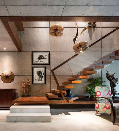 Furniture, Living, Lighting, Home Decor, Staircase Designs by Civil Engineer Reshma U, Kannur | Kolo