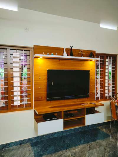 Storage, Living, Lighting Designs by Carpenter Sanil Sunny, Alappuzha | Kolo