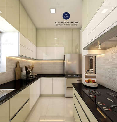 Kitchen, Lighting, Storage Designs by Building Supplies Faiz Interior, Delhi | Kolo