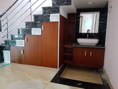 Staircase, Bathroom Designs by Carpenter Abhilash TA, Kottayam | Kolo