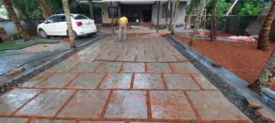Flooring Designs by Contractor Manoj Raju, Alappuzha | Kolo