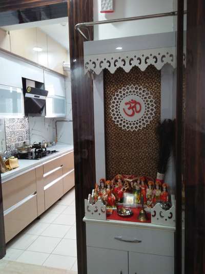 Prayer Room, Storage Designs by Carpenter Munajir Saifi, Gautam Buddh Nagar | Kolo