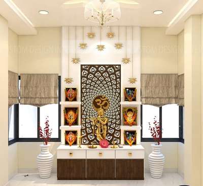 Prayer Room, Lighting, Home Decor, Storage Designs by Interior Designer Sahil  Mittal, Jaipur | Kolo