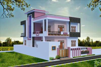 Exterior Designs by Civil Engineer Jai Ram, Sikar | Kolo