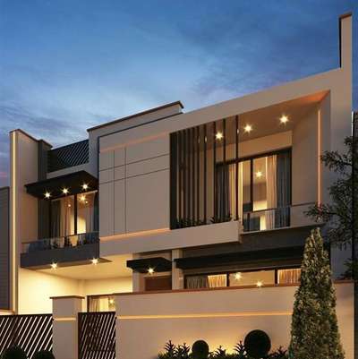 Exterior, Lighting Designs by Architect Mohd Imran, Meerut | Kolo
