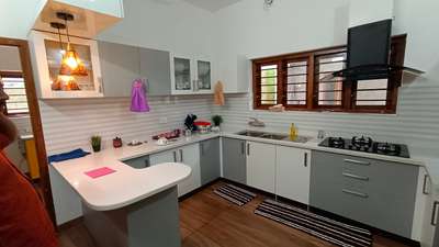 Kitchen, Lighting, Storage, Window Designs by Carpenter Unnikrishnan Kizhakkootte, Thrissur | Kolo