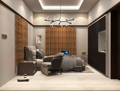 Bedroom, Furniture, Storage, Lighting, Ceiling Designs by Interior Designer Nijesh MP Nijesh, Thrissur | Kolo