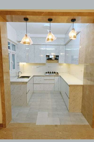 Flooring, Kitchen, Lighting, Storage Designs by Carpenter S P  Munish Shrama, Nainital | Kolo