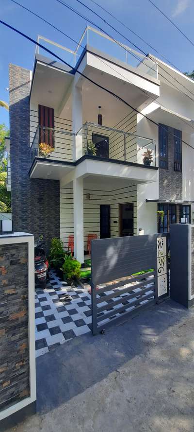 Exterior Designs by Civil Engineer Ark Constructions, Thiruvananthapuram | Kolo