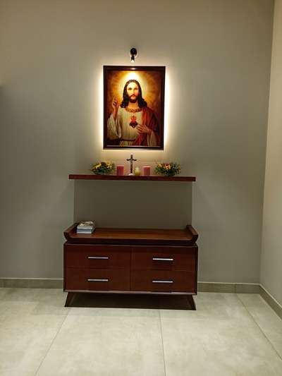 Prayer Room, Storage Designs by Interior Designer CABINET stories 9495011585, Thrissur | Kolo