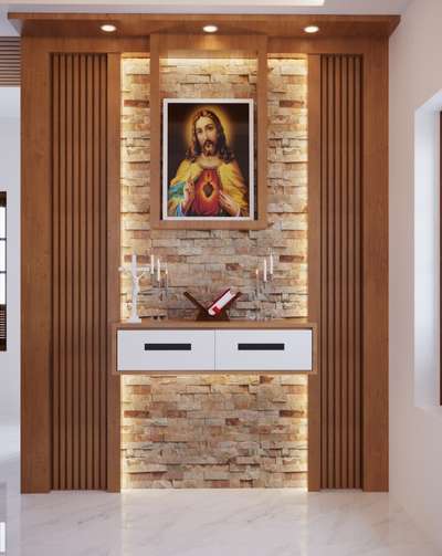 Prayer Room, Storage, Lighting Designs by Carpenter Kerala Carpenters  Work , Ernakulam | Kolo