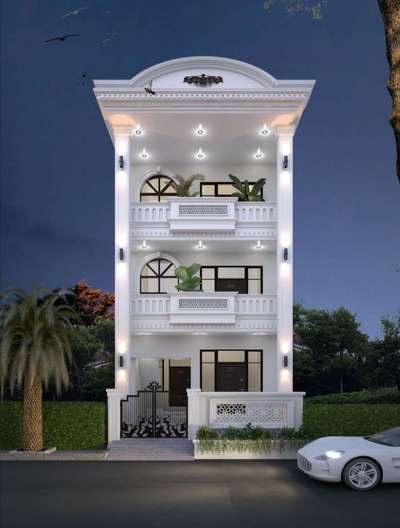 Exterior, Lighting Designs by Architect Hr Raman, Jaipur | Kolo