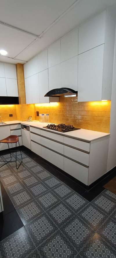Kitchen, Lighting, Storage Designs by Contractor Hasan Interior, Delhi | Kolo