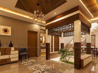 Ceiling, Lighting Designs by Architect Mohammed favas, Malappuram | Kolo