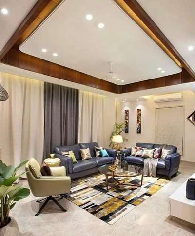 Ceiling, Lighting, Living, Furniture Designs by Contractor Imran Saifi, Ghaziabad | Kolo