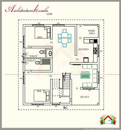 Plans Designs by Architect sherin Haris, Thrissur | Kolo
