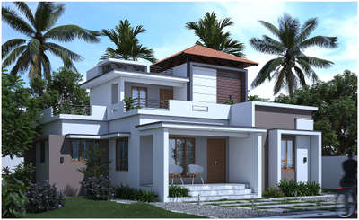 Exterior Designs by Civil Engineer JINESH  T, Palakkad | Kolo