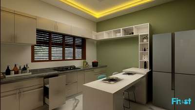 Kitchen Designs by Civil Engineer Hyphenbuilders abdazeez, Kannur | Kolo