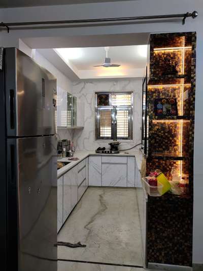 Lighting, Kitchen, Storage, Window Designs by Contractor Yogendar Singh, Delhi | Kolo
