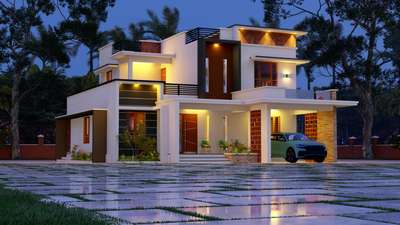 Exterior, Lighting Designs by Civil Engineer Jayakumar U Jayakumar, Alappuzha | Kolo
