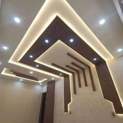 Ceiling, Lighting Designs by Contractor Moin Contractor, Ghaziabad | Kolo