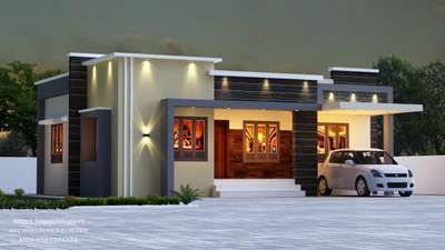 Exterior, Lighting Designs by Civil Engineer Haris Mohammed, Kasaragod | Kolo
