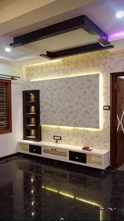 Ceiling, Lighting, Living, Storage Designs by Contractor Coluar Decoretar Sharma Painter Indore, Indore | Kolo
