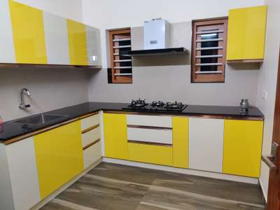 Kitchen, Storage Designs by Civil Engineer Sirin Basheer, Alappuzha | Kolo