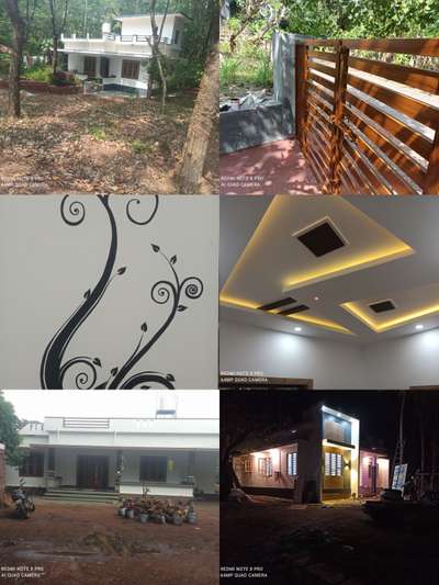 Exterior, Wall Designs by Painting Works CHRISTOPHER lijo, Kannur | Kolo