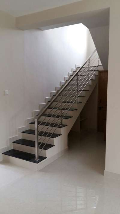 Staircase Designs by Fabrication & Welding KVS STEEL Fabraction, Palakkad | Kolo