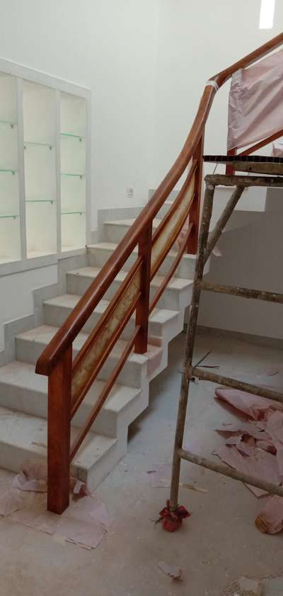 Staircase Designs by Carpenter abhilash abholash, Alappuzha | Kolo