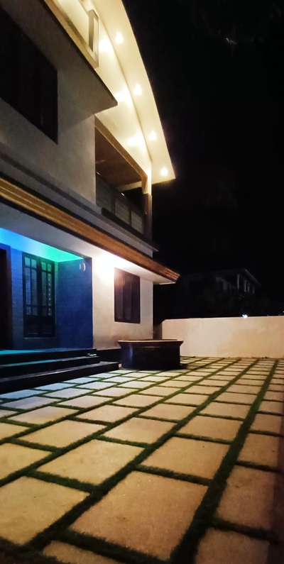 Lighting, Flooring Designs by Building Supplies Anu Samuel, Pathanamthitta | Kolo