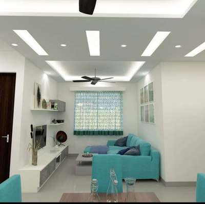 Ceiling, Furniture, Living, Table, Storage Designs by Contractor jitendra  sharma, Gautam Buddh Nagar | Kolo