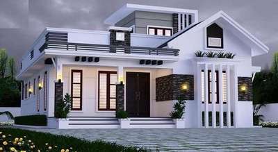 Exterior, Lighting Designs by Civil Engineer Mithun Muraleedharan, Alappuzha | Kolo