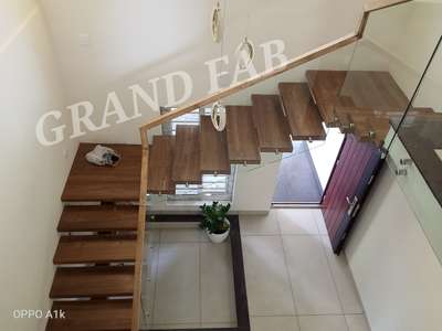 Staircase Designs by Service Provider Grand fab glass work, Ernakulam | Kolo