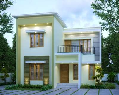 Exterior, Lighting Designs by Civil Engineer Nilay Homes, Thrissur | Kolo