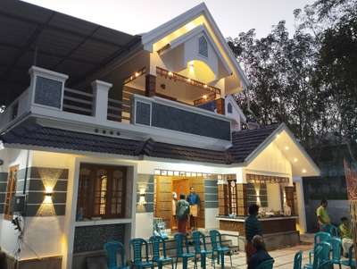 Exterior, Lighting Designs by Contractor Avinash pushkaran, Kottayam | Kolo