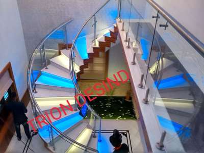 Staircase, Lighting Designs by Fabrication & Welding pradeep trion, Kozhikode | Kolo