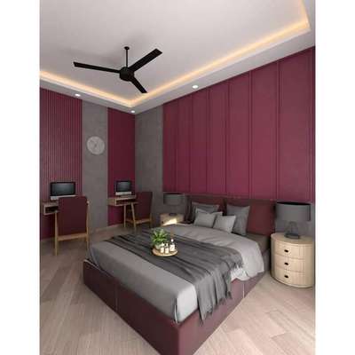 Ceiling, Lighting, Furniture, Storage, Bedroom Designs by Interior Designer Kajal Rajput, Delhi | Kolo
