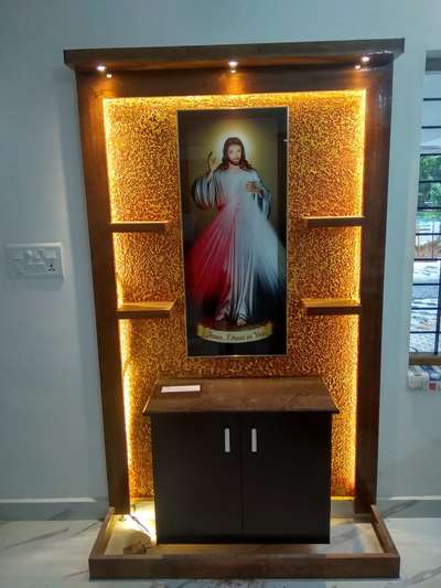 Lighting, Prayer Room, Storage Designs by Carpenter Vishakh  viswanath , Pathanamthitta | Kolo
