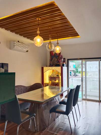 Dining, Furniture, Table, Ceiling, Lighting Designs by Architect GOURAV yadav, Indore | Kolo