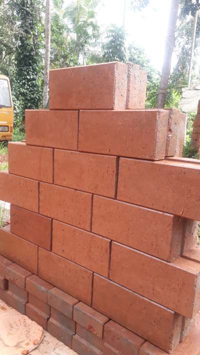Wall Designs by Building Supplies THAPASYA Soil Bricks, Kannur | Kolo