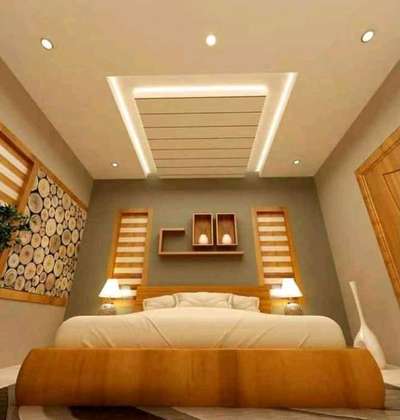 Bedroom, Ceiling, Furniture, Lighting, Storage Designs by Interior Designer SHOJILAL K M, Kozhikode | Kolo