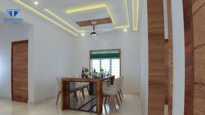 Ceiling, Dining, Furniture, Table Designs by Architect shinos P y, Thrissur | Kolo