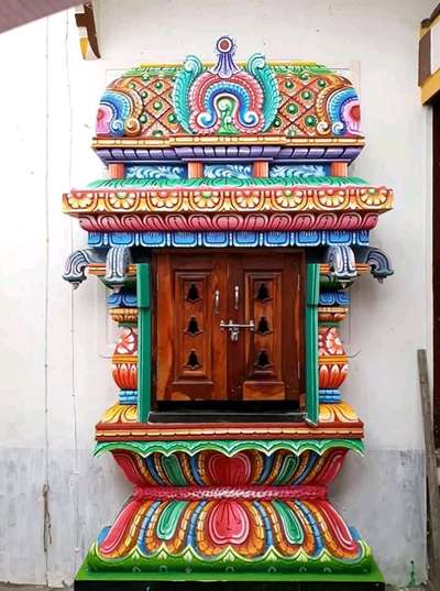 Prayer Room, Storage Designs by Contractor sajeev sajeev  a d 9946980634, Alappuzha | Kolo